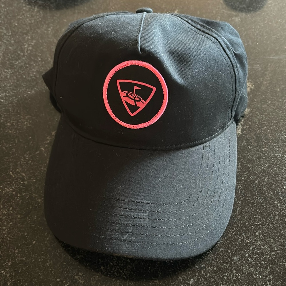 Callaway top golf topgolf black pink Strapback adjustable hat men’s os